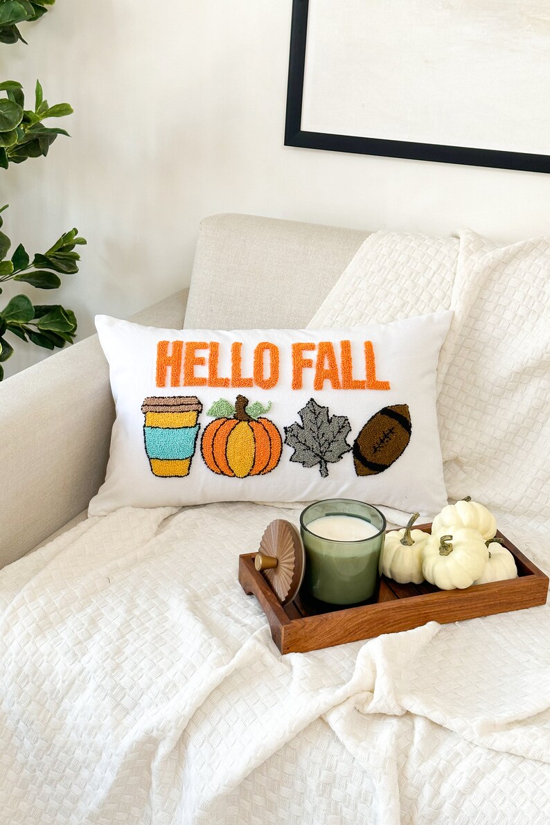ThePineTroveGifts Punch Needle Pillow Cover