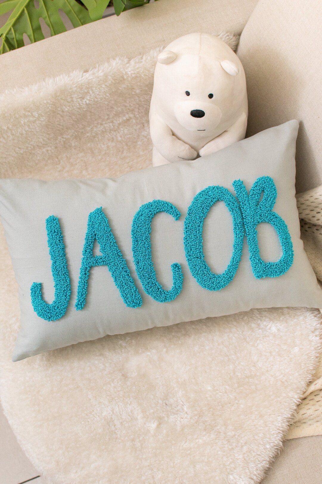 Personalized Boy Baby Room Decor Baby Boy Nursery Pillow Etsy