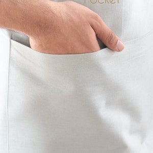 Custom Embroidered Chef Apron with for Him, Father's Day Gift for Dad, Grandpa, Papa, Grill Apron for men, Grilling Gifts for Men immagine 3