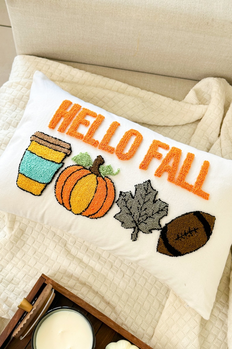 ThePineTroveGifts Punch Needle Pillow Cover - Thumbnail 2