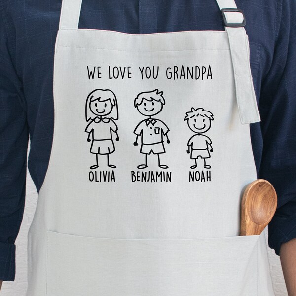 Grandpa Apron Etsy