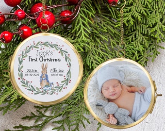 Personalized Baby First Christmas Ornament 2025,custom