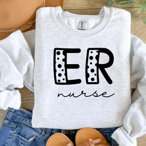 Emergency Nurse Sweatshirt, Emergency Nurse Hoodie, Emergency Department Sweatshirt, Emergency Department Hoodie, ER Nurse Sweatshirt