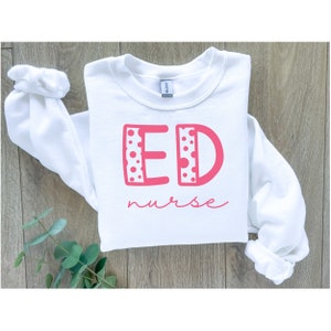 Notfallabteilung Sweatshirt, Notfall Krankenschwester Sweatshirt, Geschenk für ED RN, Notfall Sweatshirt, Registrierte Notfall Krankenschwester, Geschenk für Sie