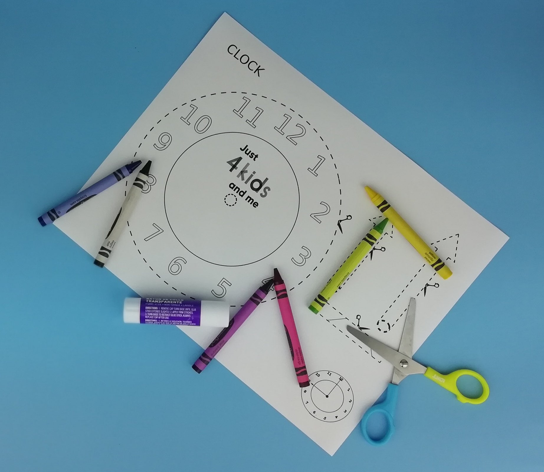 Printable Clock Kit Clock – Download and Print - Etsy