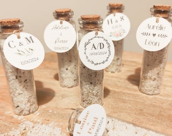 Fiole de sel aux herbes de Provence personnalisée
