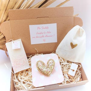 Gift box request for witness, godmother, bridesmaid, pregnancy announcement, bachelorette party