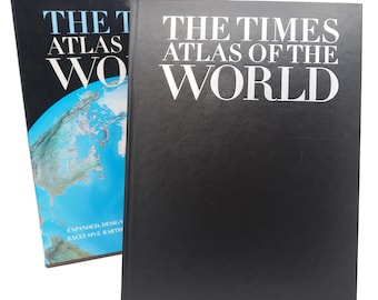 SUPER RARE VINTAGE the Times Atlas of the World Seventh