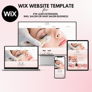 Wix Website Template for Beauty and Wellness Industry , Beauty Salon Website Design, Wix Web Design, Creative Wix Templates