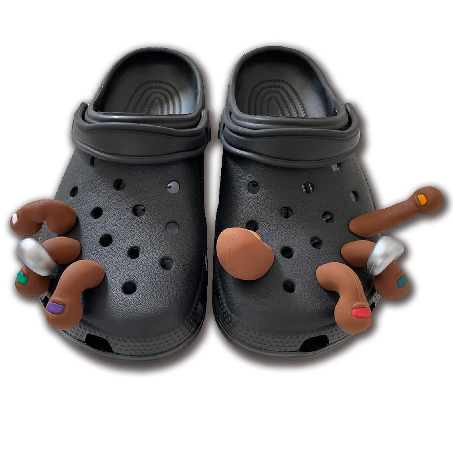 Toe Croc Charm Funny Shoe Charms for Crocs Hilarious Realistic Toes