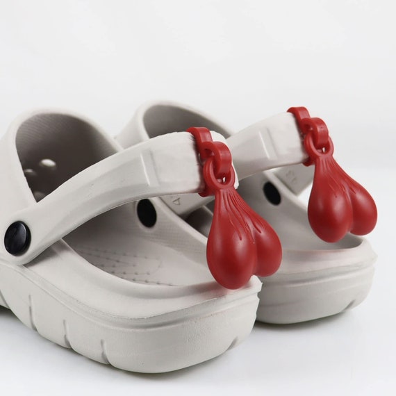 Shoe Nuts/Charms/Balls for Your Crocs- Set of 2, Distinctive Funny Shoe Accessories, Noticeable Shoe Clips! Christmas Gifts!