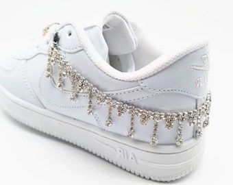 Cadena de tobillera para zapatos Af1 personalizados Zapatos Accesorio Cordones Pins Air Force 1 Converse Gym Shoe