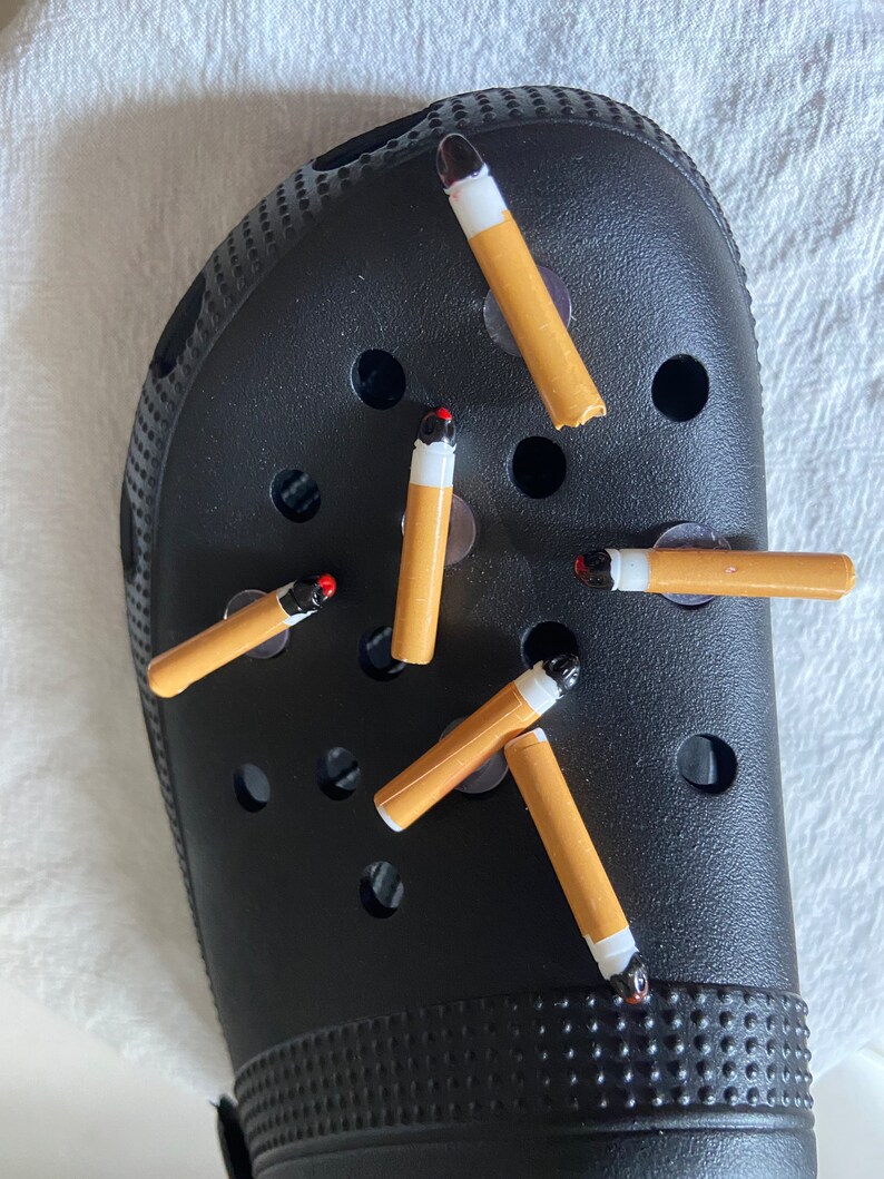 Cigarette Croc Shoe Charm Funny Charms for Crocs Shoe Charms Men Funny