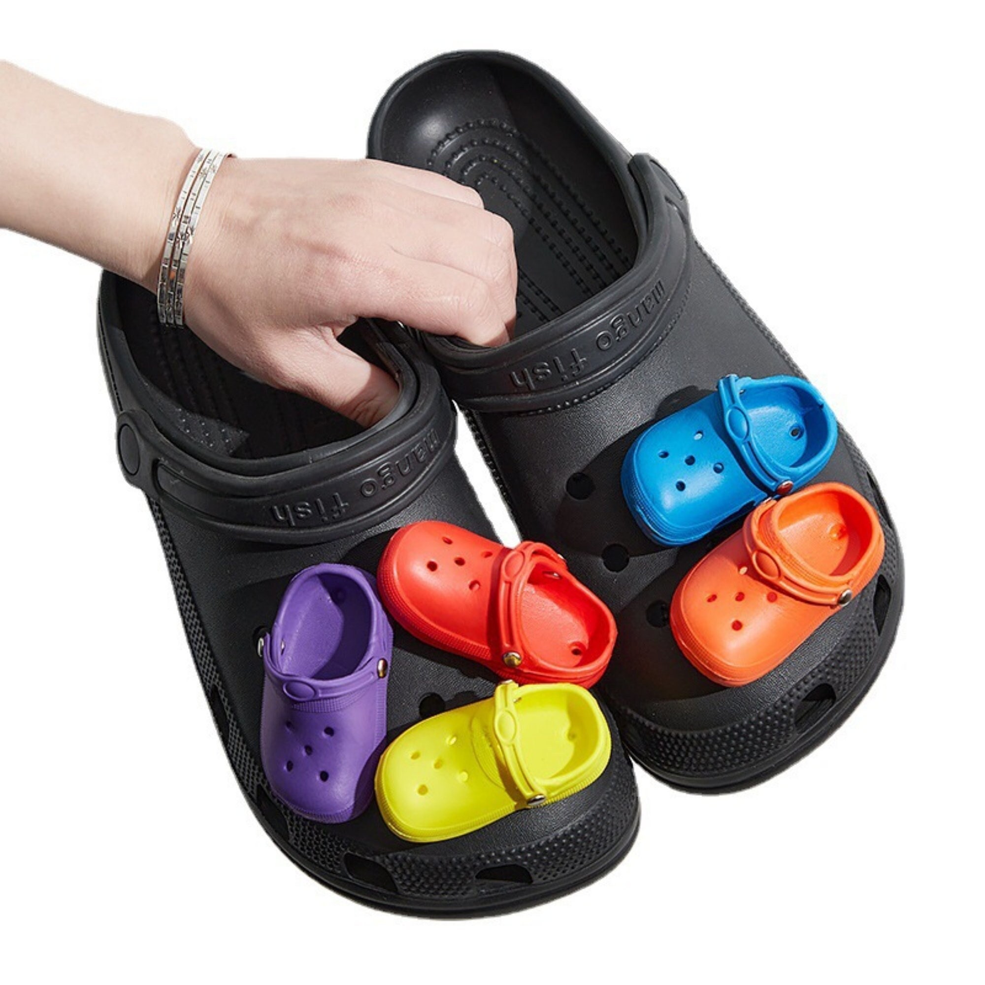 Crocs Charms Jibbitz Dangling Charms Custom Made Chain Shoe Accessories  Shoe Buckle