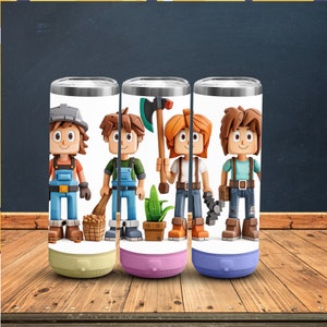 Personagens de desenho animado, 20oz Straight Skinny Sublimation Bluetooth Speaker Tumbler png sarcástico, copo digital download Bluetooth Speaker