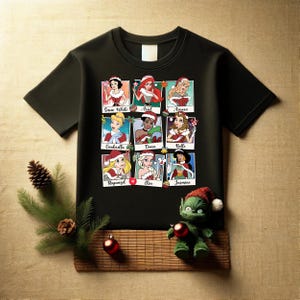 Weihnachten Cartoon T-shirt design, 1 Png Datei, PNG, Clipart Art, Printable Shirt, Instant Download, T-Shirt Clipart, kommerzielle Nutzung