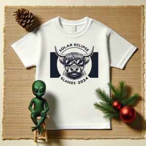 Solar Eclipse 2024 T-Shirt Design: Funny Kid PNG (Digital Download)