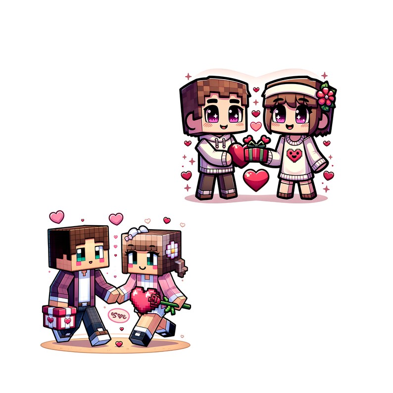 20-minecraft-valentines-clipart-minecraft-clipart-bundle-high-quality-png-file-minecraft
