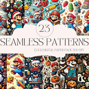 23 Cartoon,Seamless Pattern Digital Seamless Pattern Files, Seamless Digital Patterns,patterns for baby,sublimation Download Digital