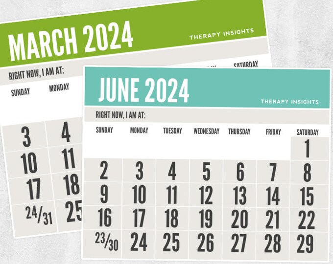 Printable 2024 Low Vision Calendar Etsy Printable 2024 Low Vision Calendar Etsy