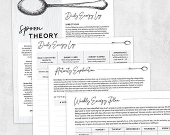 Printable resource - Spoon Theory