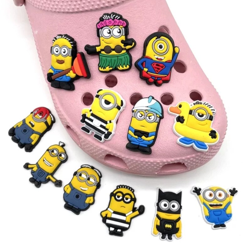 Assorted 10pc Croc Charms Minions Etsy