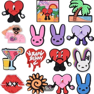 Bad bunny 15 pc Jibbitz