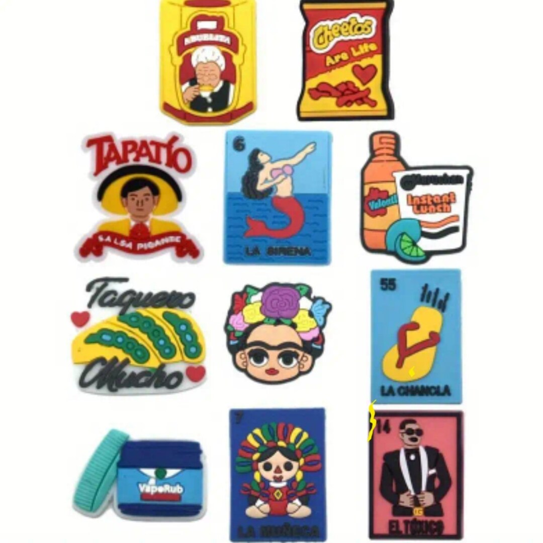 11 Pcs Toxico Hot Cheetos Taquero Shoe Jibbitz Etsy