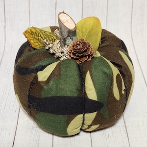 The Floating Stem Fabric Pumpkin
