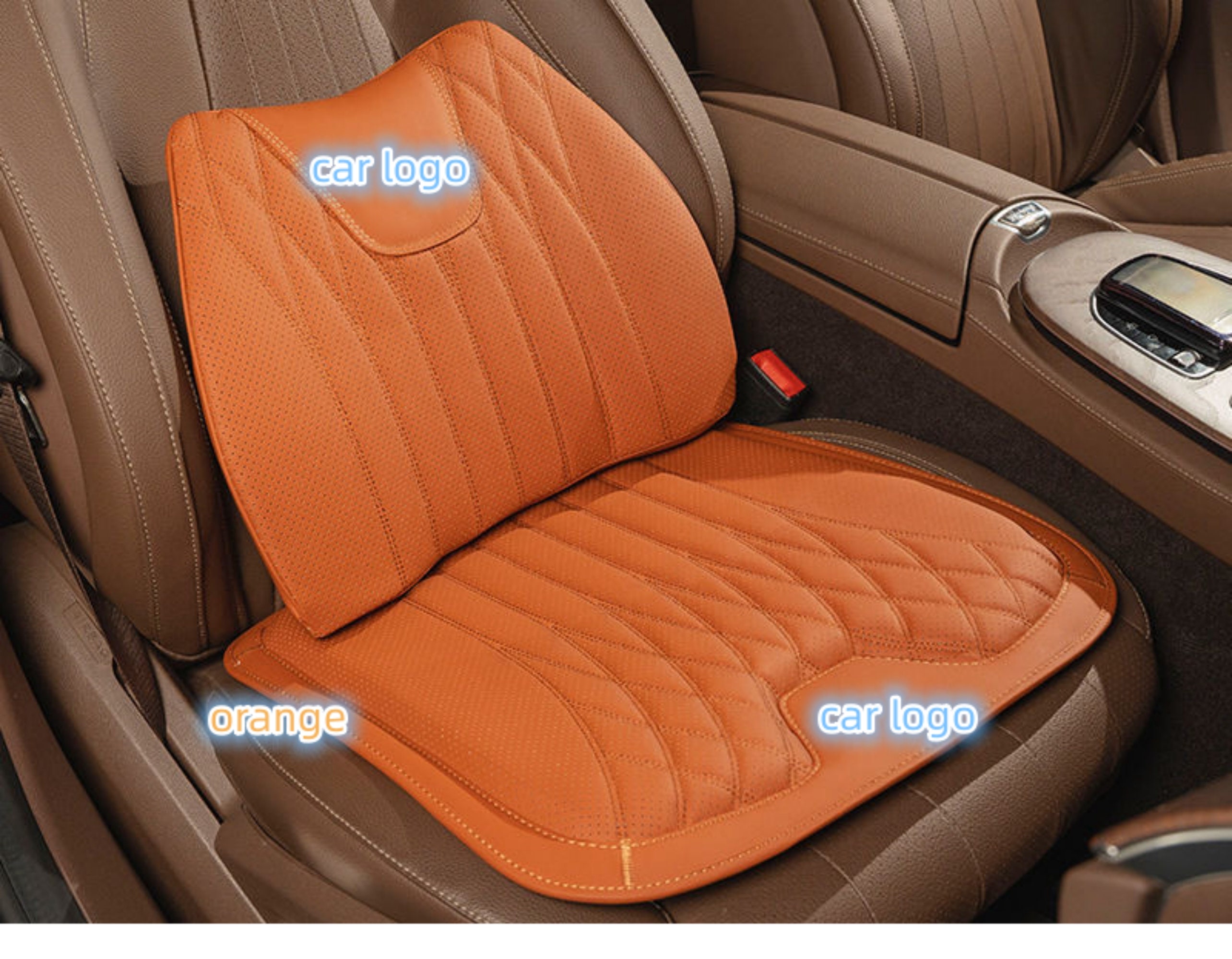 Efforest Car Seat Cushion for Driving, Memory Foam Car Seat Cushion, Driver  Seat Cushion for Tailbone Pain Relief, Car Lumbar Support for Driving