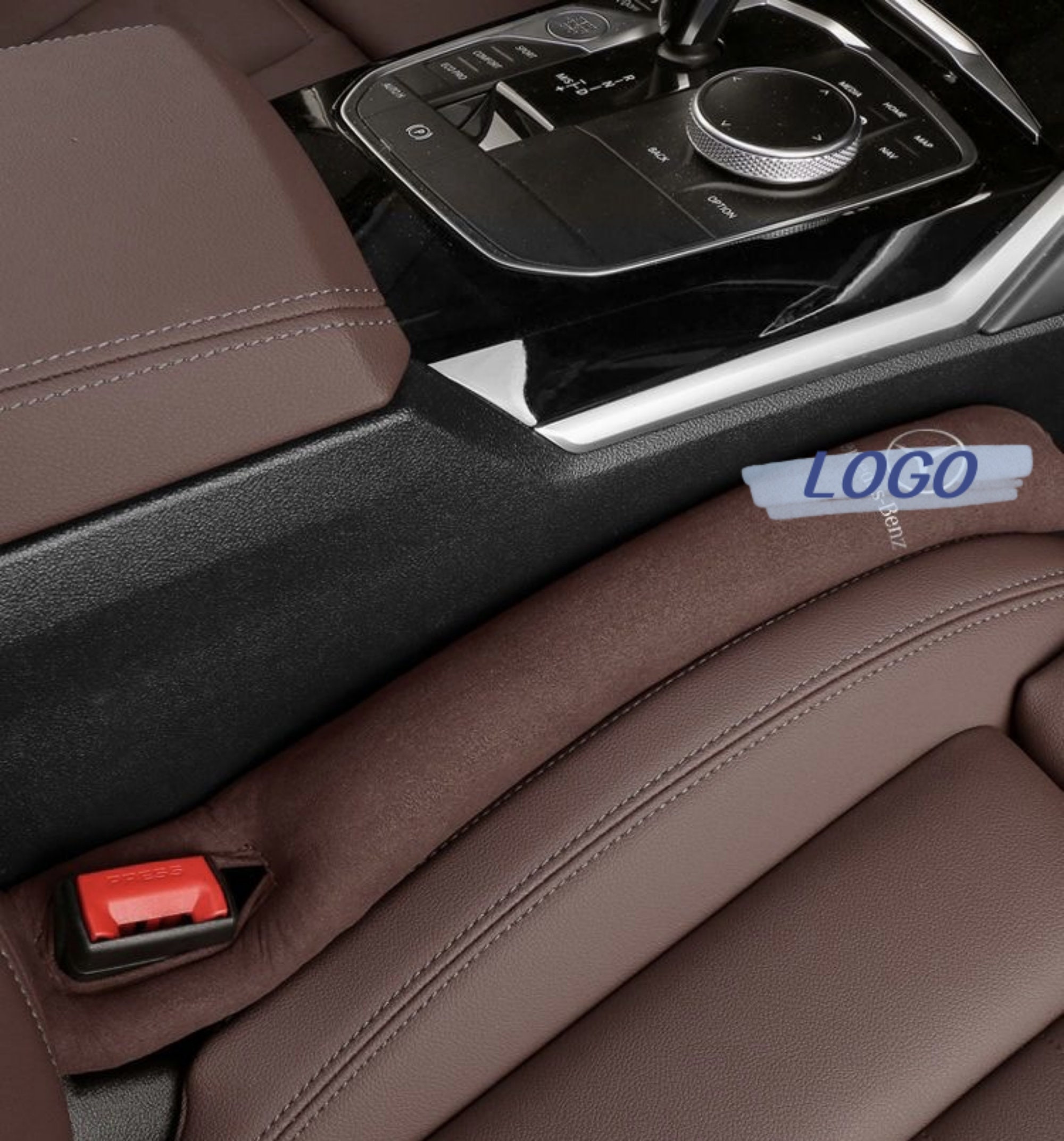 TOKOSIO Car Seat Gap Filler,The Gap Between Seat and Console Crevice Crack  Plug Drop Blocker,PU Leather Keep Things from Falling Console Seat Gap