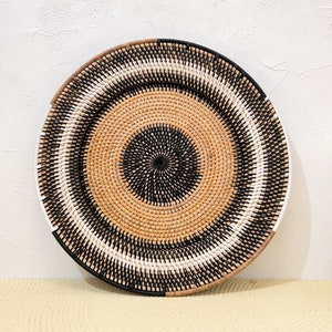 Rattan Wall Decor - Round Rattan Decor - Wall Hanging - Large Wall Hanging - Boho Wall Decor - Woven Wall Basket - Wicker Wall Hanging