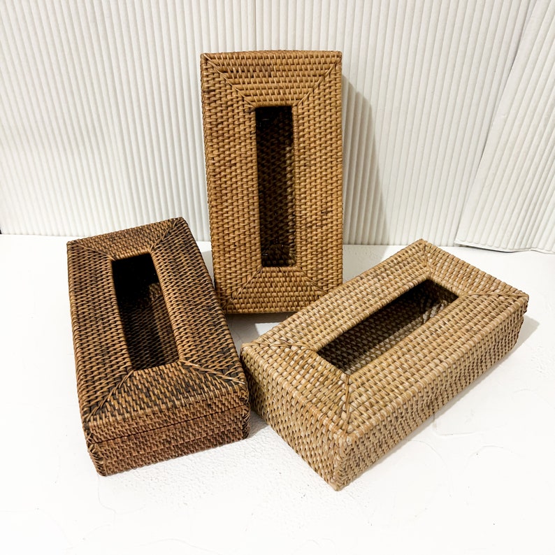 Alohamycraft Rattan Tissue Box - Thumbnail 2