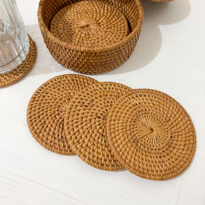 Alohamycraft Rattan Coaster - Thumbnail 5