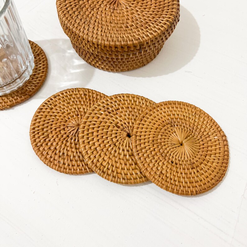 Alohamycraft Rattan Coaster - Thumbnail 4