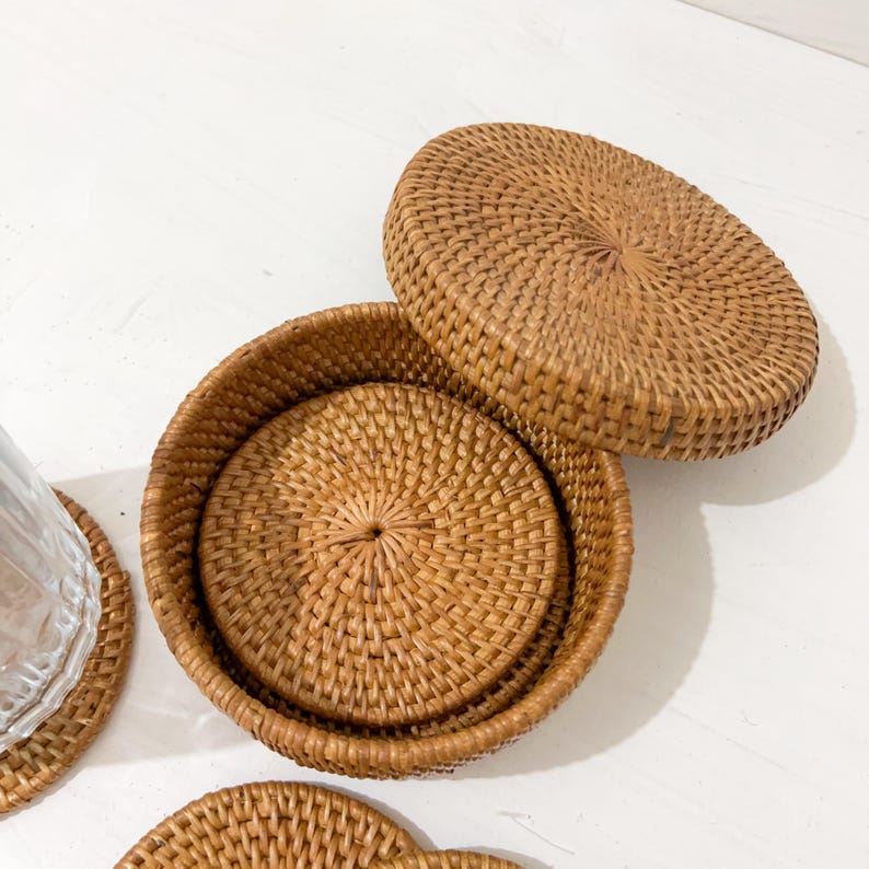 Alohamycraft Rattan Coaster - Thumbnail 3