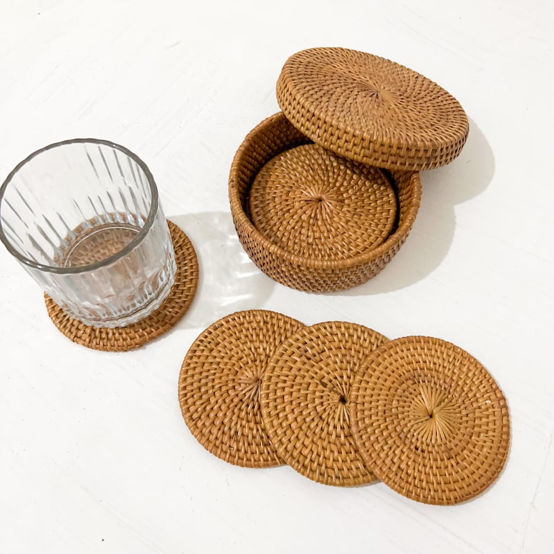 Alohamycraft Rattan Coaster - Thumbnail 2