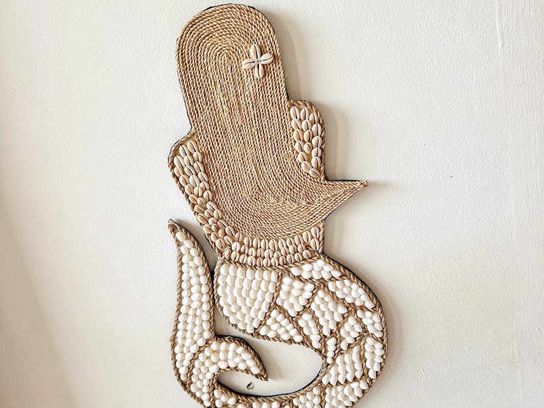 Seashell Mermaid Wall Hanging: Ocean Nursery Decor - Etsy