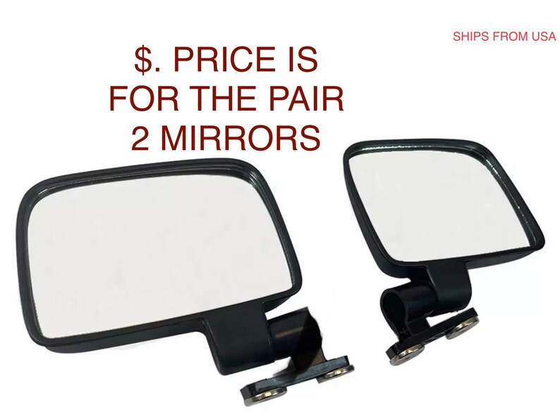 Magnemirror Side View Mirrors. 220lb Hold on Each