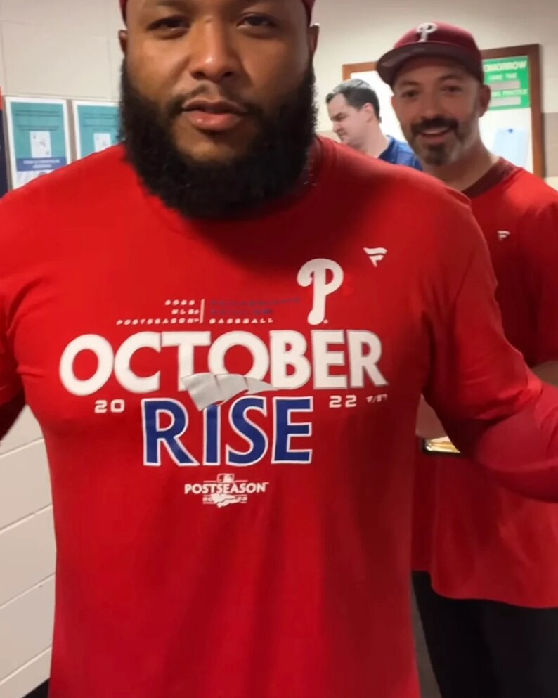 Philadelphia Phillies October Rise Shirt Red Vintage for Men - Etsy