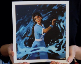 Katara - Giclée Print - Avatar The Last Airbender