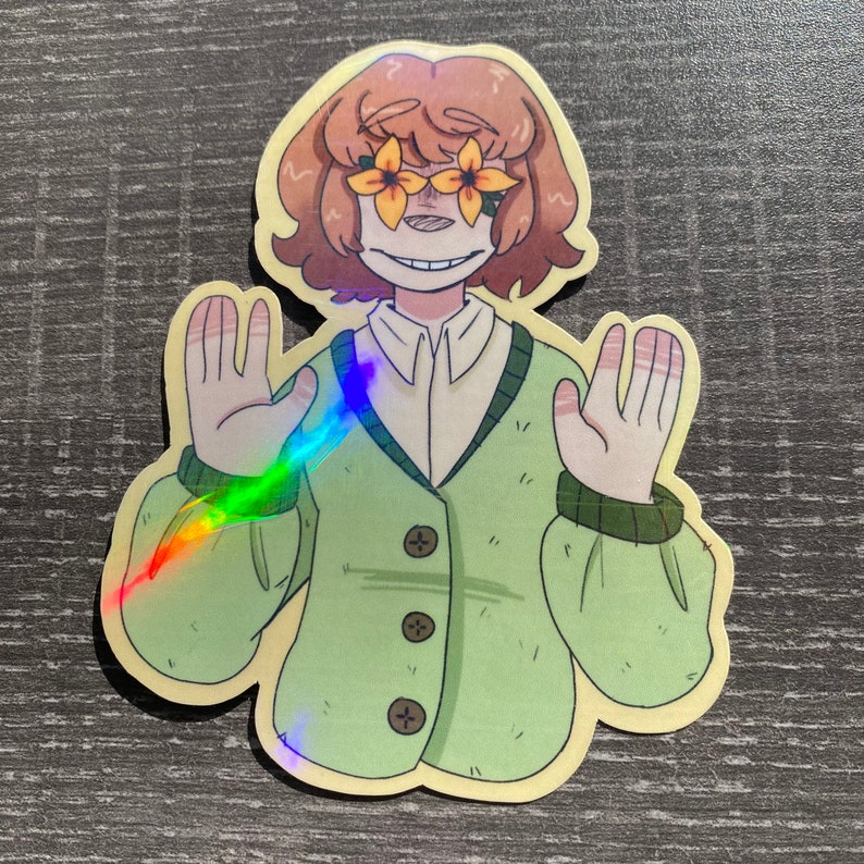 Flower People Sticker Set// Aesthetic Weirdcore Cottagecore Character