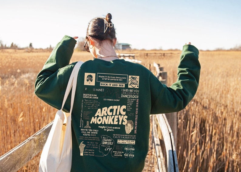 Arctic monkey Sweatshirt, Aesthetic Arctic Monkey