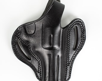 For Colt Python 3 inch 357 Magnum Revolver Owb Leather Gun Holsters
