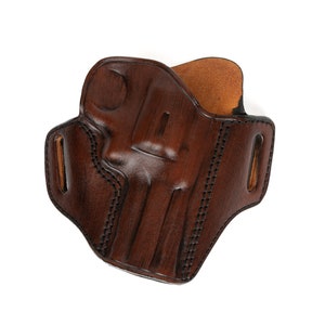 Voor Ruger GP100 3 inch Revolver Fast Draw Owb handgemaakte leren pistoolholsters