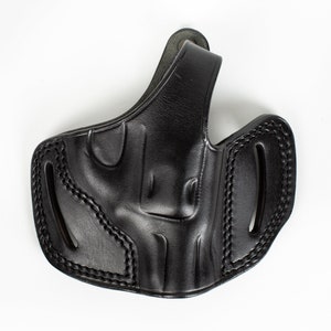 DORUK Leather OWB Holster For Ruger LCR 2" Revolver - 9mm, .38, .22, .357 Compatible