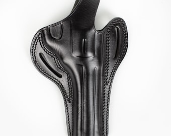 Handmade Leather OWB Holster for Ruger GP100 5 inch