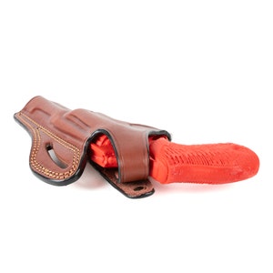 Leder PFANNKUCHEN Holster - TAURUS JUDGE 3" Bbl Stahlrahmen (# 8035
