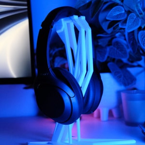 Support pour casque : design abstrait