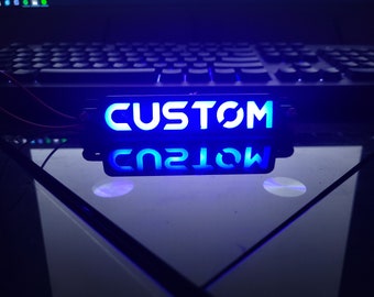 Custom RGB LED Grill Badge